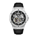 Automatic watch Leather Round