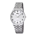 Lotus men's white stainless steel watch bracelet