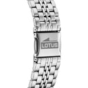 Lotus men's white stainless steel watch bracelet