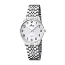Lotus women's white stainless steel watch bracelet
