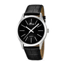 Lotus men's white minimalist leather watch bracelet