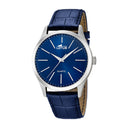 Lotus men's white minimalist leather watch bracelet