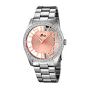 Lotus women's pink trendy stainless steel watch bracelet