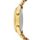 Lotus men's golden minimalist stainless steel watch bracelet