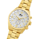 Lotus men's golden minimalist stainless steel watch bracelet