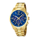 Lotus men's golden minimalist stainless steel watch bracelet