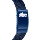 Lotus men's blue minimalist stainless steel watch bracelet