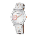 Lotus kids's silver junior collection leather watch bracelet