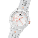 Lotus kids's silver junior collection leather watch bracelet