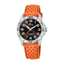 Lotus kids's black junior collection rubber watch bracelet