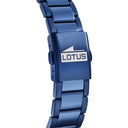 Lotus men's blue chrono stainless steel watch bracelet