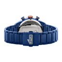 Lotus men's blue chrono stainless steel watch bracelet
