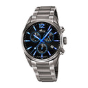 Lotus men's black chrono 316l stainless steel watch bracelet
