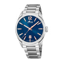 Lotus men's blue watch stainless steel bracelet