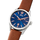 Lotus men's blue chrono leather watch bracelet