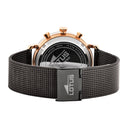 Lotus men's blue connected stainless steel