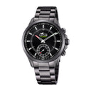 Lotus men's grey connected stainless steel