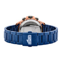 Lotus men's blue connected stainless steel