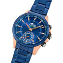 Lotus men's blue connected stainless steel