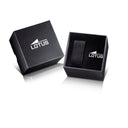 Lotus men's black stainless steel watch bracelet