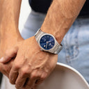Lotus men's grey silver 316l stainless steel watch bracelet