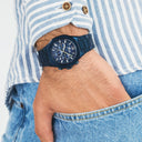 Lotus men's blue 316l stainless steel watch bracelet