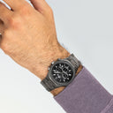 Lotus men's black 316l stainless steel watch bracelet