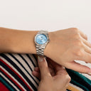 Women's lotus freedom watch with blue dial