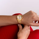 Lotus women's beige freedom watch