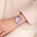 Lotus women's pink trendy stainless steel watch bracelet