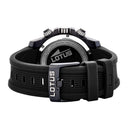 Lotus men's blue chrono rubber watch bracelet