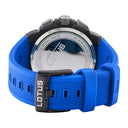 Lotus men's blue chrono rubber watch bracelet