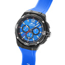 Lotus men's blue chrono rubber watch bracelet