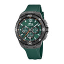 Lotus men's blue chrono rubber watch bracelet