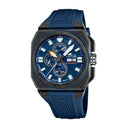 Lotus men's blue chrono rubber watch bracelet