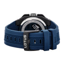 Lotus men's blue chrono rubber watch bracelet