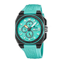 Lotus men's blue chrono rubber watch bracelet