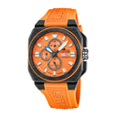 Lotus men's blue chrono rubber watch bracelet