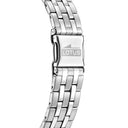 Women's watch square series mother-of-pearl with steel bracelet
