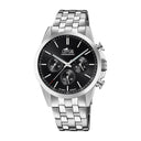 Lotus men's white chrono stainless steel watch bracelet