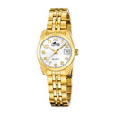 Lotus women's white freedom stainless steel watch bracelet