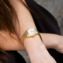 Lotus women's white freedom stainless steel watch bracelet