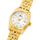 Lotus women's white freedom stainless steel watch bracelet