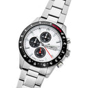 Lotus men's white chrono stainless steel watch bracelet