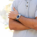 Lotus men's silver automatic stainless steel watch bracelet