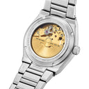 Lotus men's silver automatic stainless steel watch bracelet