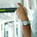 Lotus men's silver automatic stainless steel watch bracelet