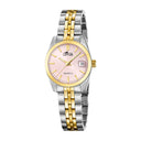Lotus old money women's watch  with silver dial and two-tone bracelet