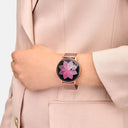 Lotus smartwatch collection women's watch , 180mah, ips 1.28'' stainless steel strap 316l