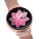 Lotus smartwatch collection women's watch , 180mah, ips 1.28'' stainless steel strap 316l
